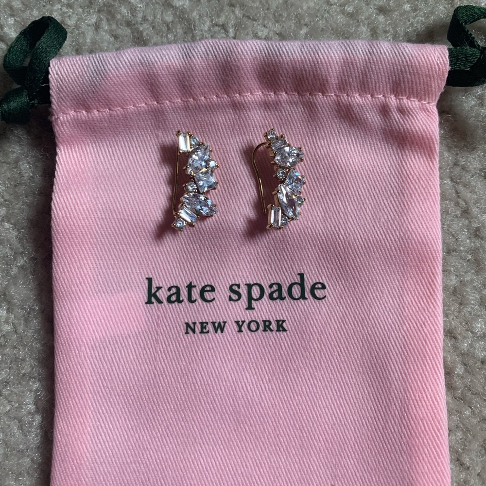 Kate Spade Diamond Ear Climbers